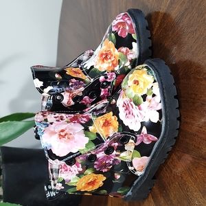 Kids: Floral Toddler Boots